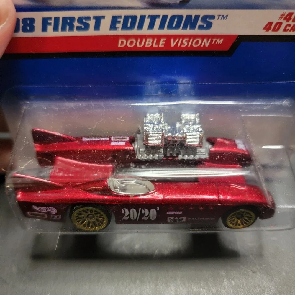 HOT WHEELS DOUBLE VISION TWIN ENGINE CAR 1998 First Edition.     Hw2